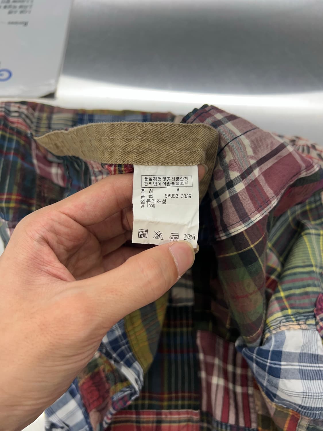 폴로 랄프로렌 마드라스 패치워크 헌팅 셔츠 상품이미지8