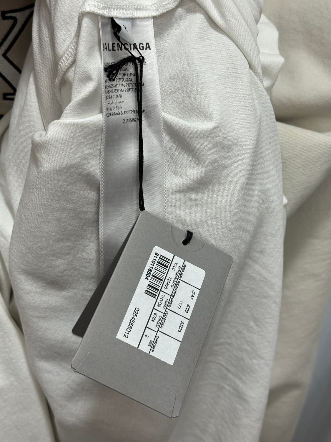 발렌시아가 XXXL 런웨이 레이어드 후드티 2사이즈  상품이미지3