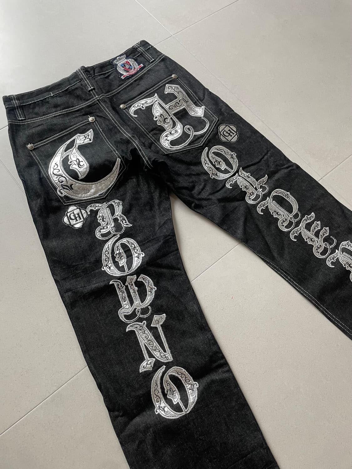 스펠아웃 스트레이트 데님 상품이미지2