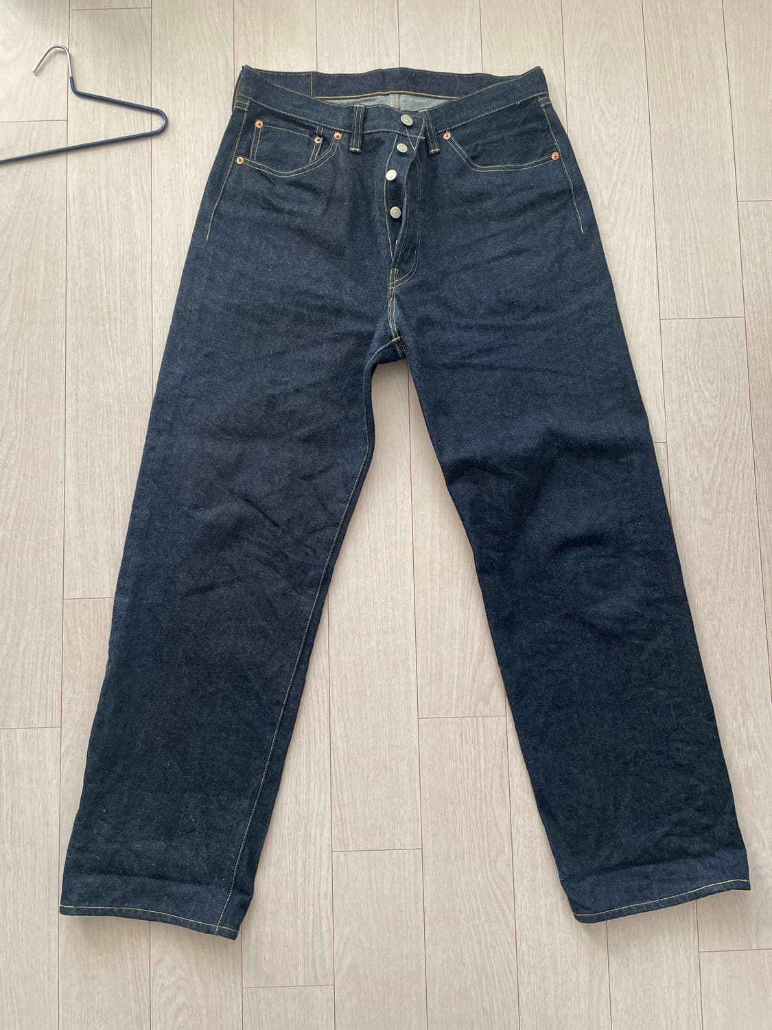 브론슨 46801XX 1946 NEX 모델 셀비지 데님 34사이즈실측32 상품이미지2