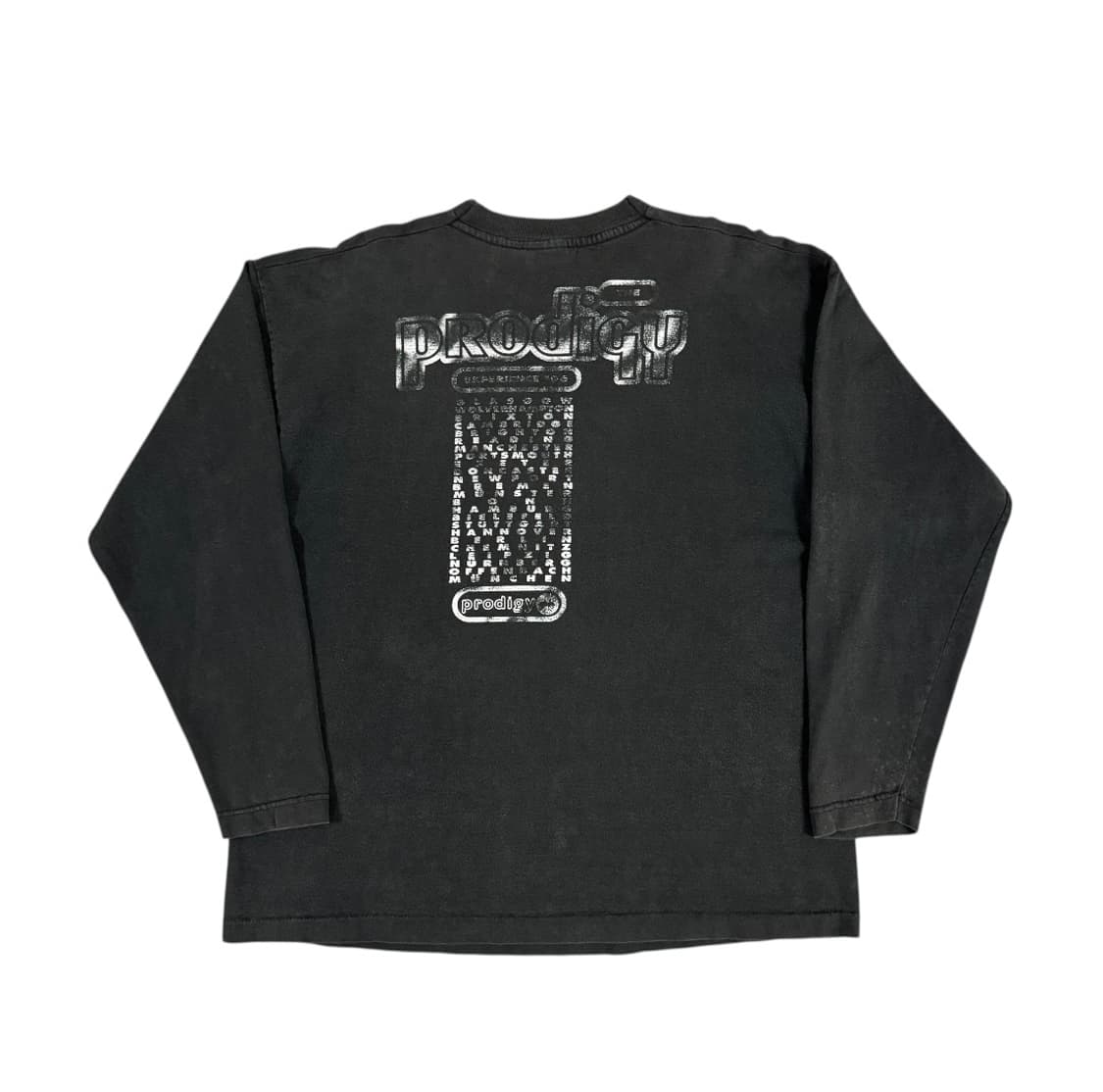 빈티지 90s Prodigy 프로디지 유럽 투어 롱슬리브 티셔츠 상품이미지2