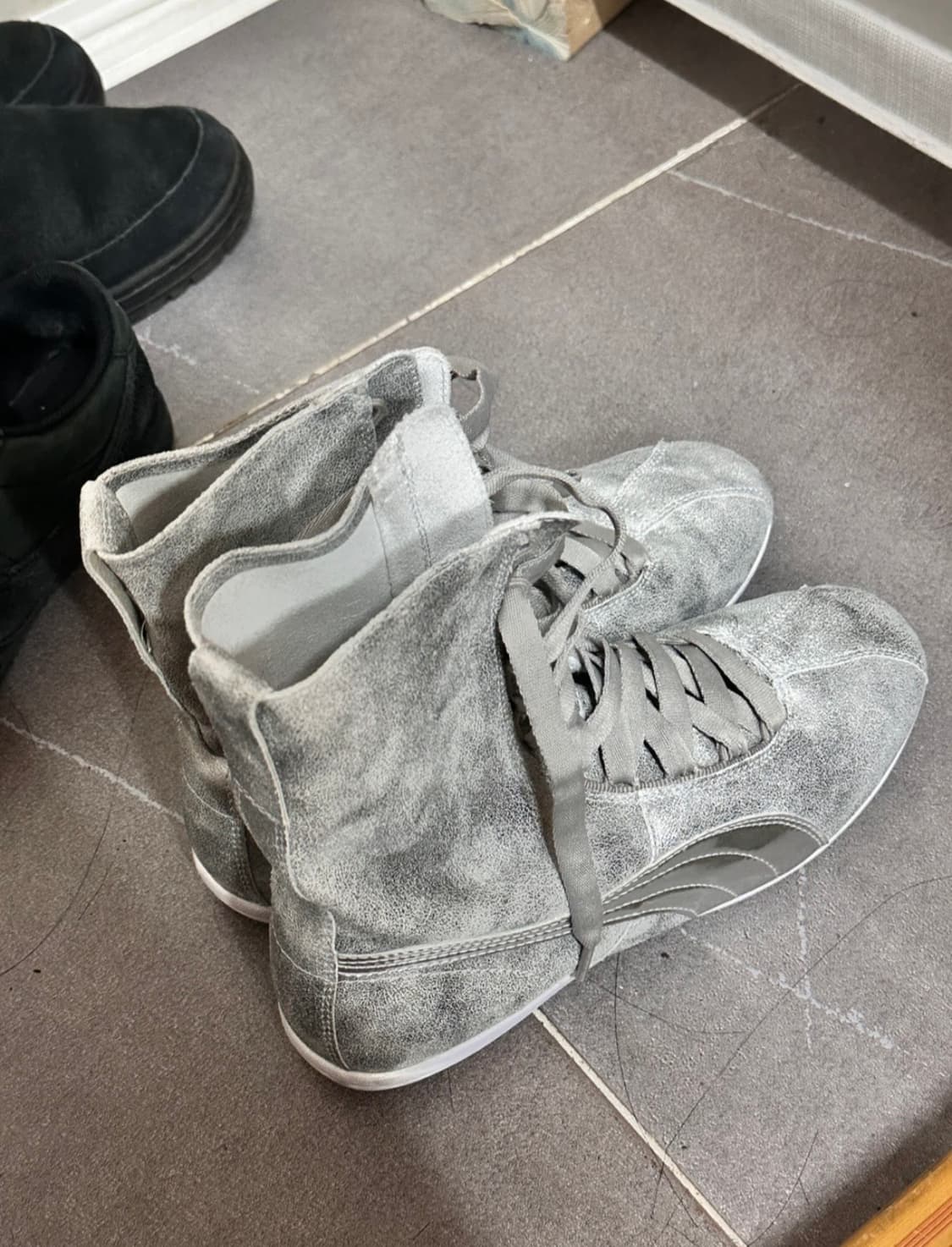 빈티지 푸마 실버 하이넥 230 상품이미지1