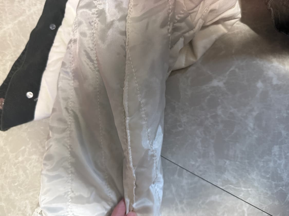 XL사이즈 자라 나누시카 데님 자켓 다크 카키 상품이미지3