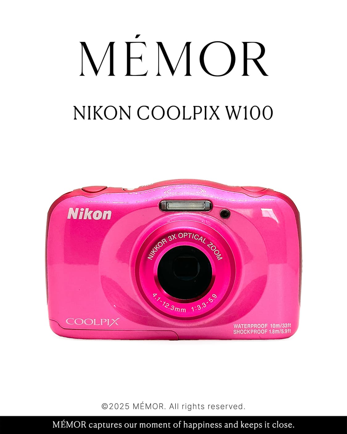 찰스엔터님사용/방수기능💦NIKON COOLPIX W100 니콘 디카 상품이미지1