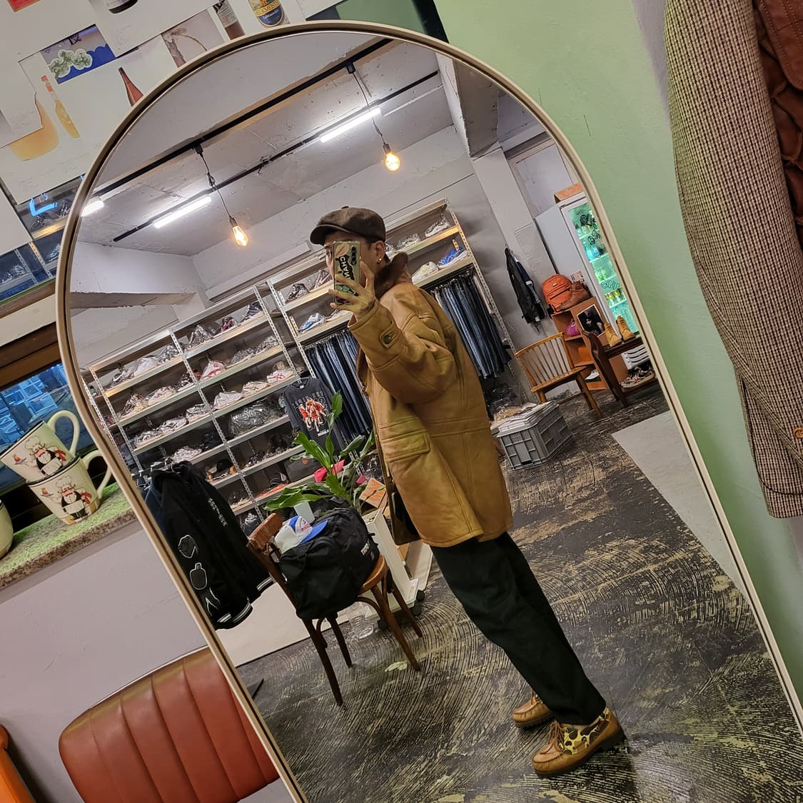 FONTELLI 양가죽 밍크 코트 (110) 상품이미지10