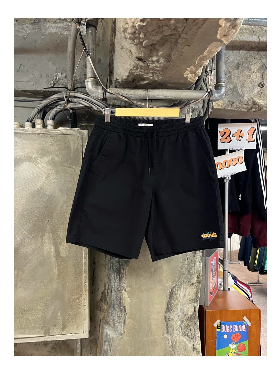 반스 하프 팬츠 블랙 L #csz3650 상품이미지1