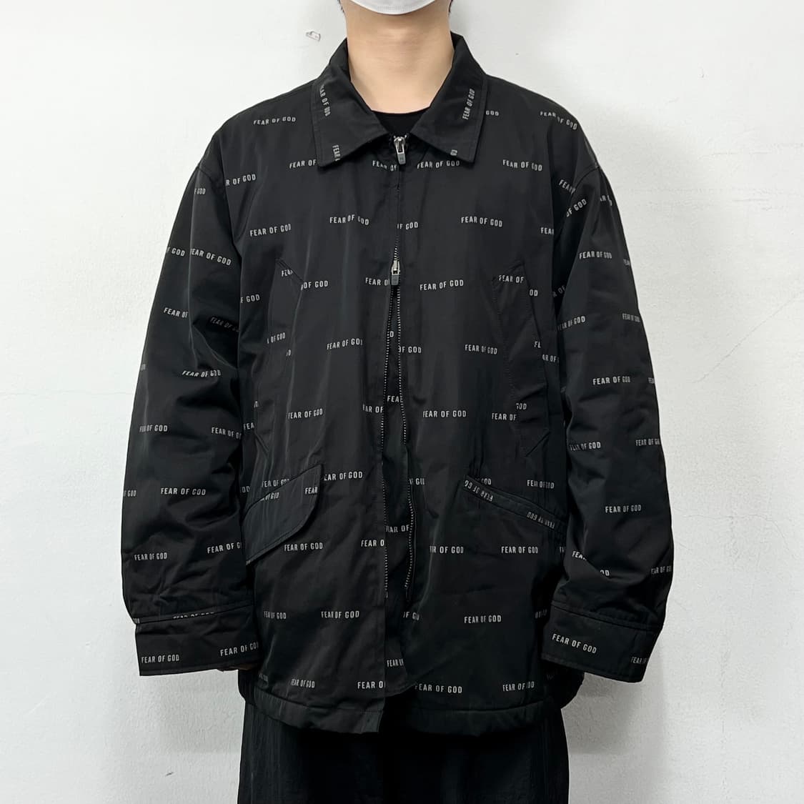 피어오브갓 6th 컬렉션 퀼티드 필드 자켓 블랙 상품이미지3