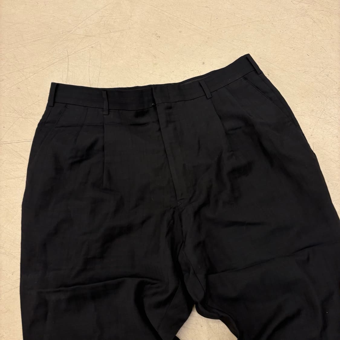 발망 스트라이프 와이드 슬랙스 상품이미지2