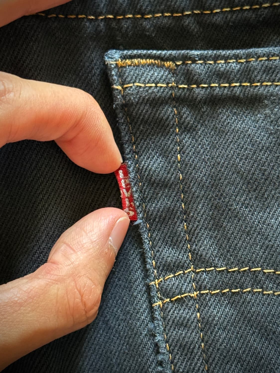 90s USA Levi's Faded Black 501-0115 상품이미지8