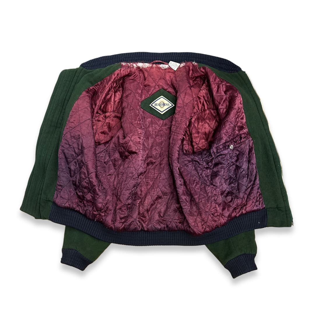 80s HUGO BOSS 울/캐시미어 봄버 자켓 48 상품이미지3