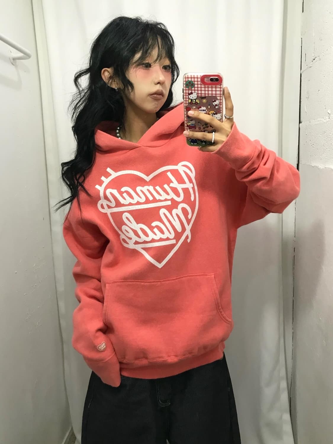 Human Made Tsuriami Hoodie - Pink 상품이미지5