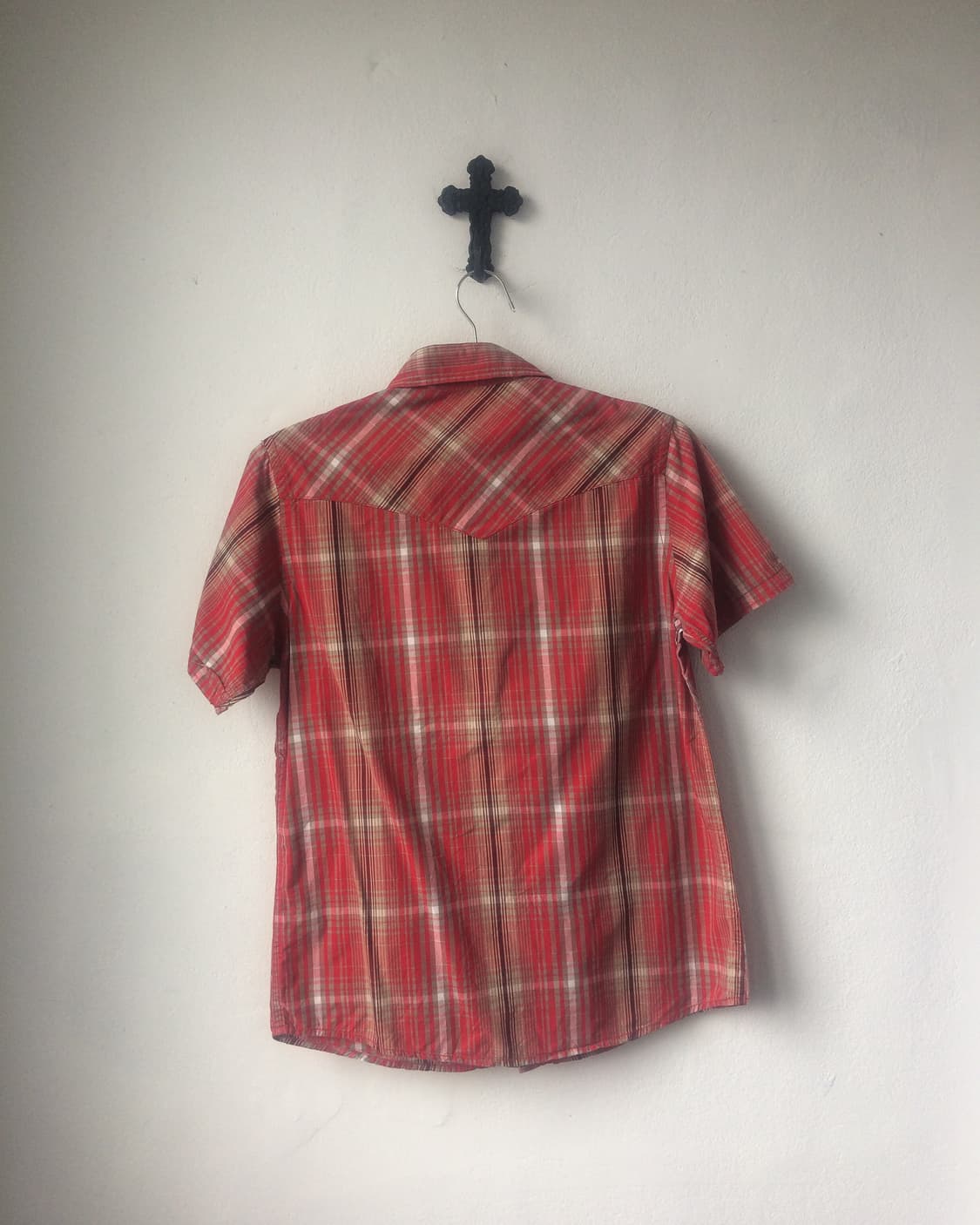 Printing point check pattern shirt 상품이미지3