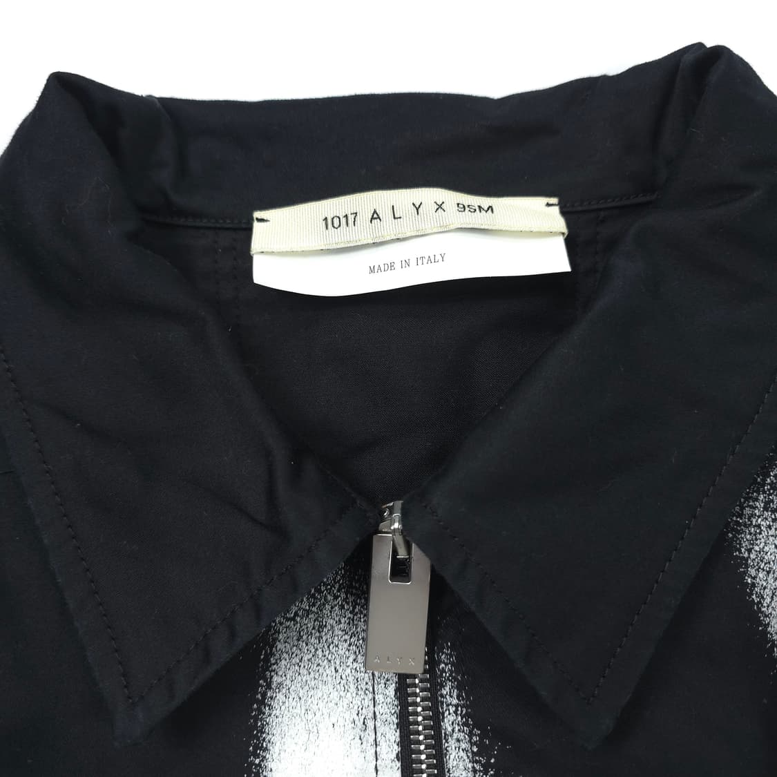 알릭스 팬텀로고 코튼 반팔 집업셔츠 블랙 (XL) 상품이미지4