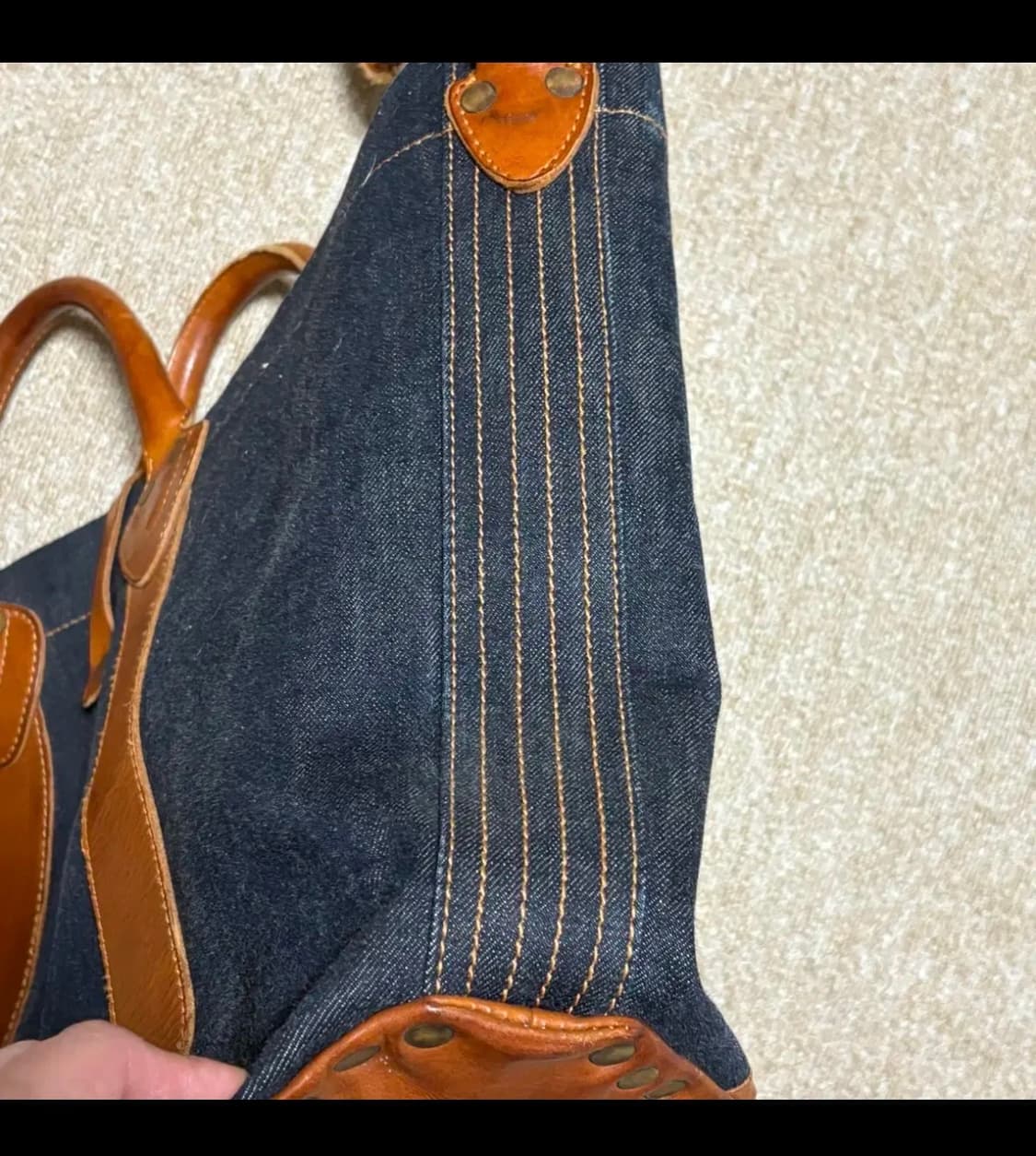 RRL 데님 토트백 상품이미지5
