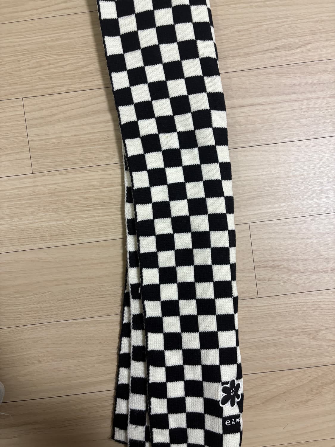 체크 머플러 상품이미지3