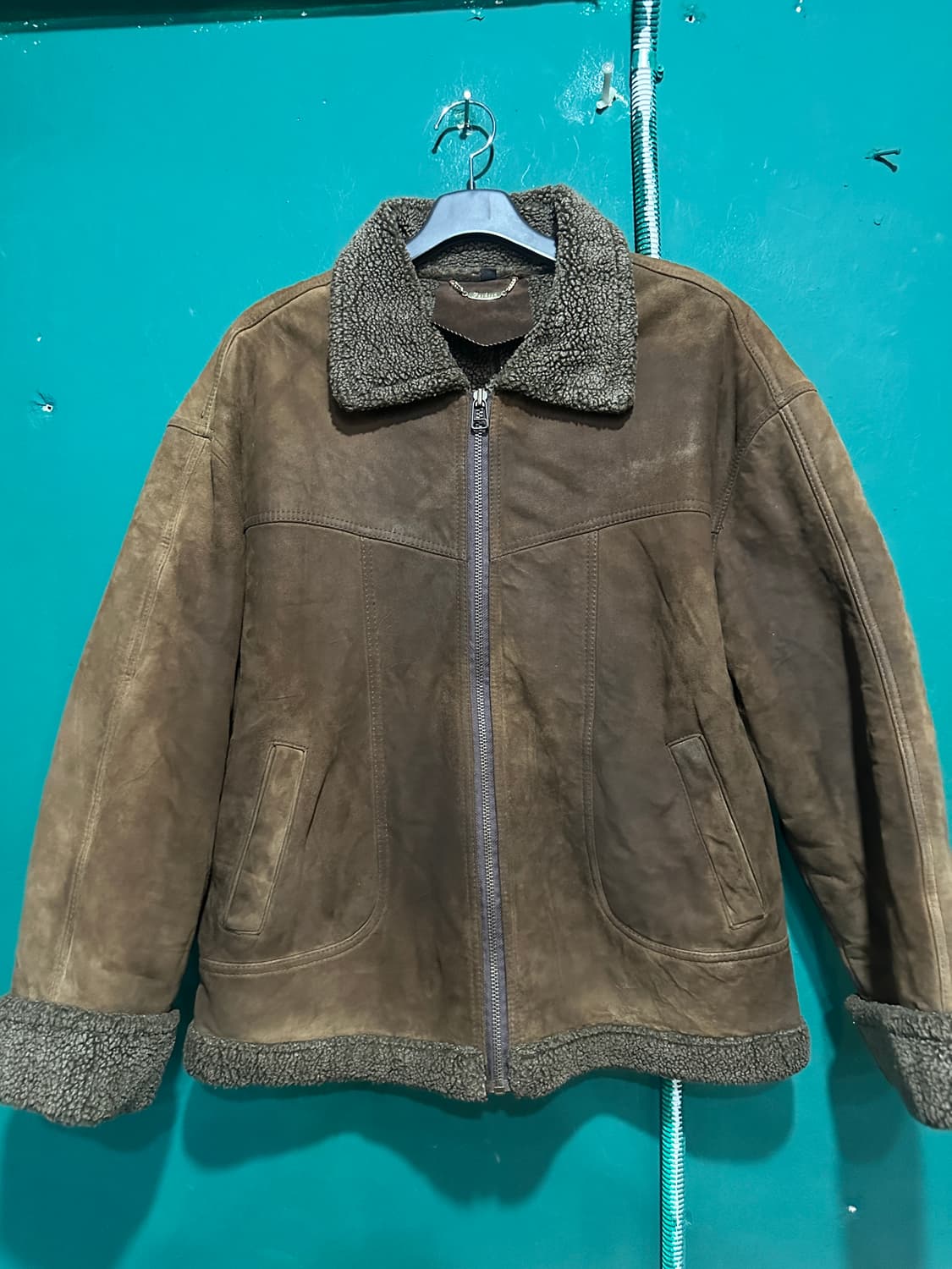 양가죽 스웨이드 무스탕 XL 상품이미지1