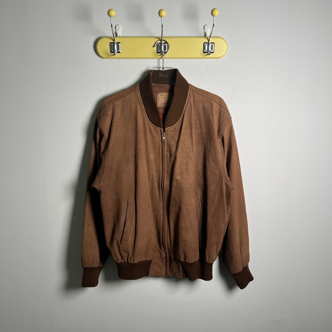 vtg 빈티지 오리지널 양가죽 스웨이드 봄버 자켓  상품이미지2