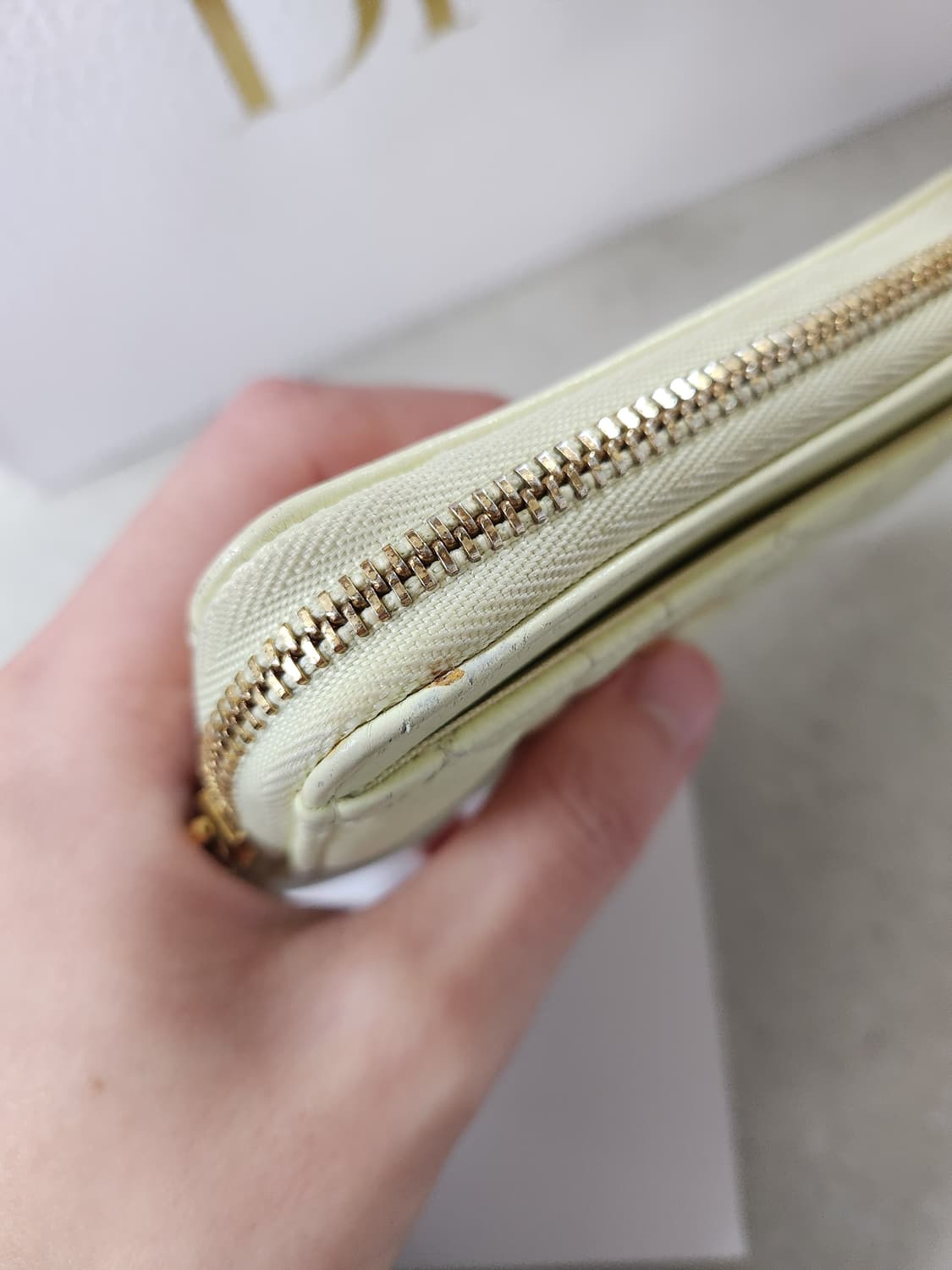 (정품)디올 카로 라벤더 카나쥬 카드지갑 상품이미지8