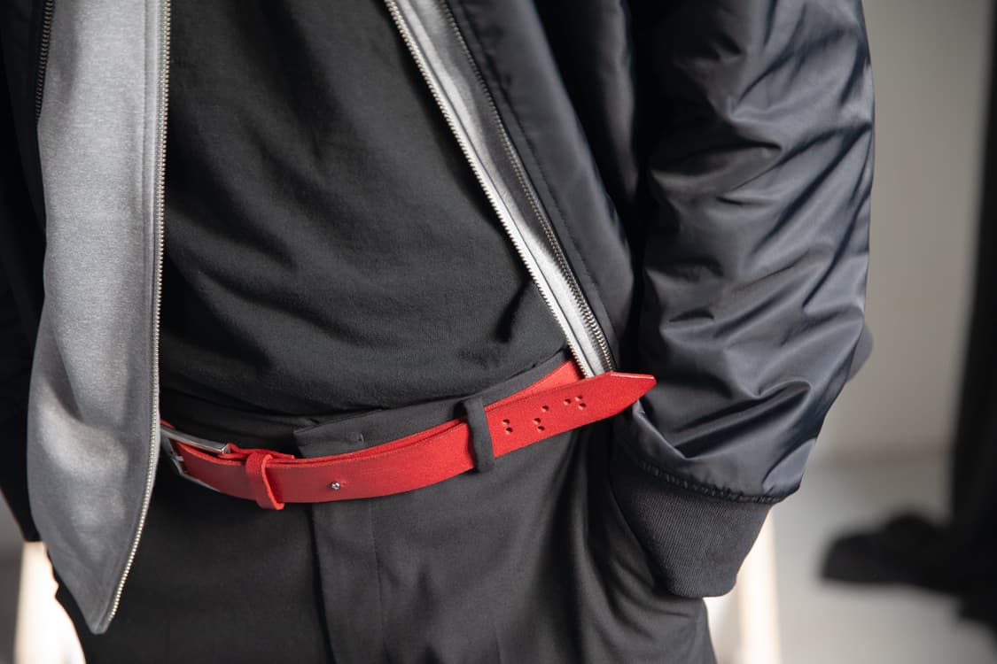 ABSD punched cow leather belt 상품이미지4