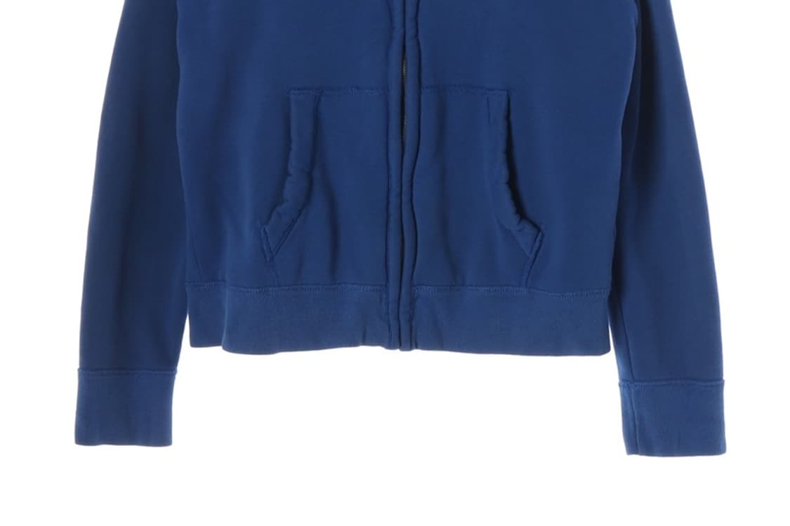 홀리스터 빅로고 쉐르파 안감 양털 후드집업 블루 XL 상품이미지4