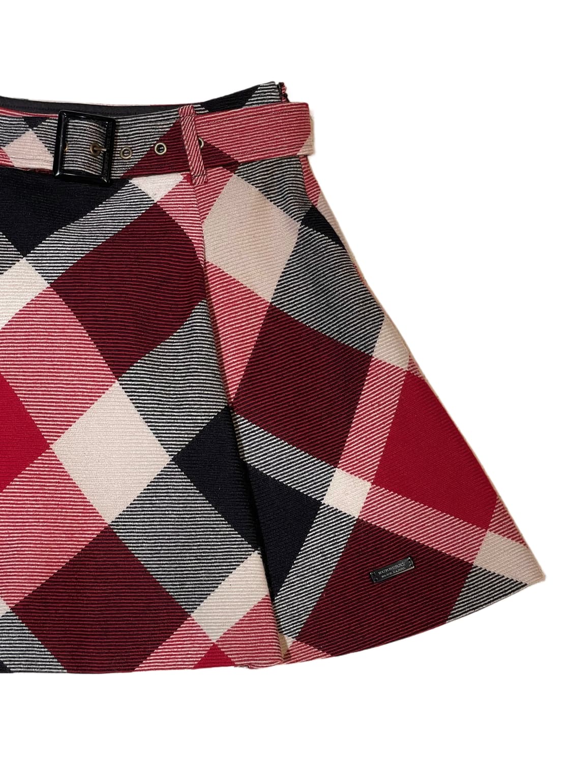 버버리 벨트 모직체크 스커트 상품이미지2