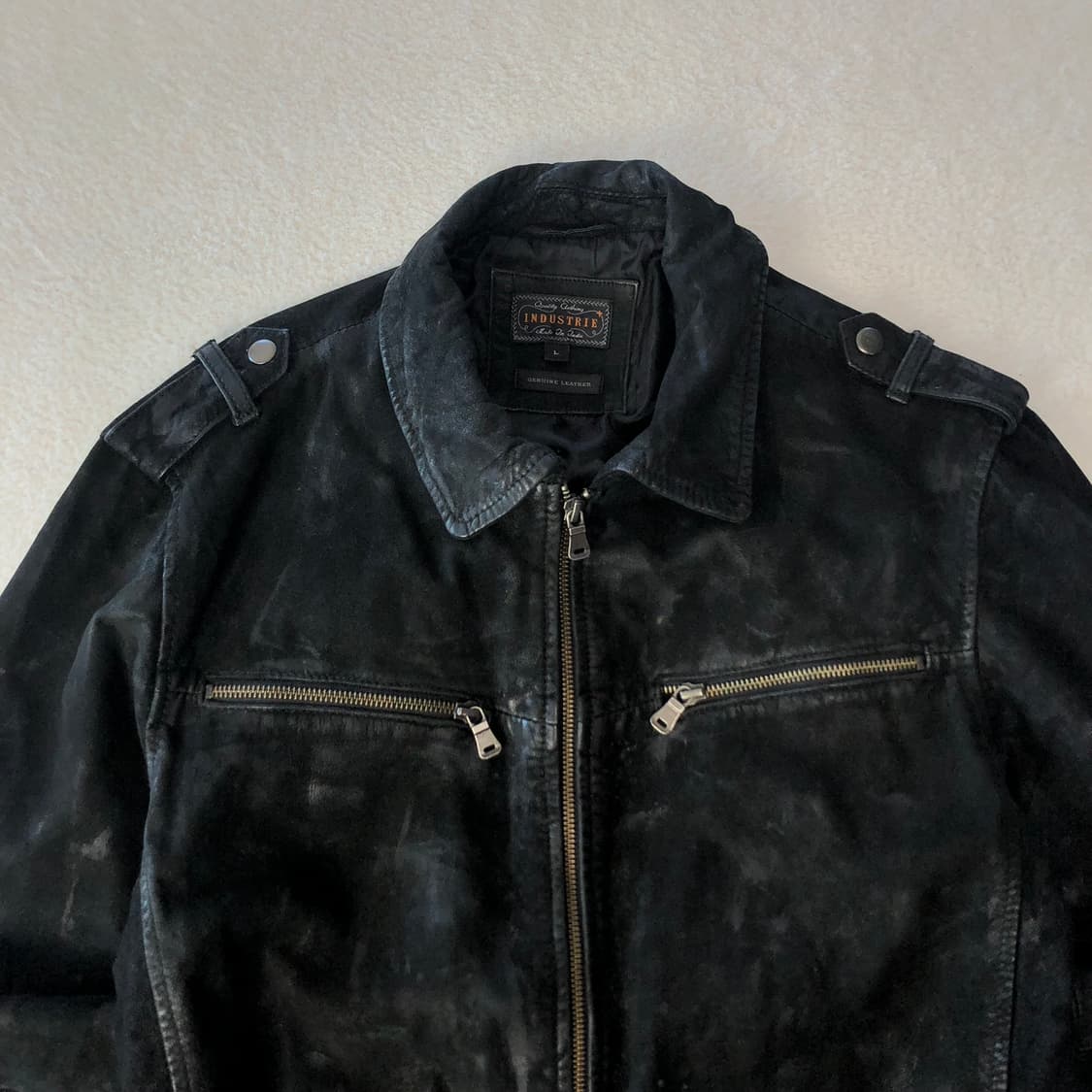 인더스트리 스웨이드 가죽 자켓 상품이미지4
