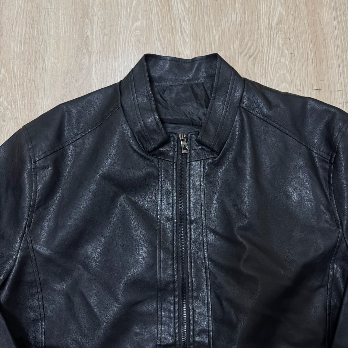 남성 클래식 싱글 라이더 가죽자켓 4XL  상품이미지2