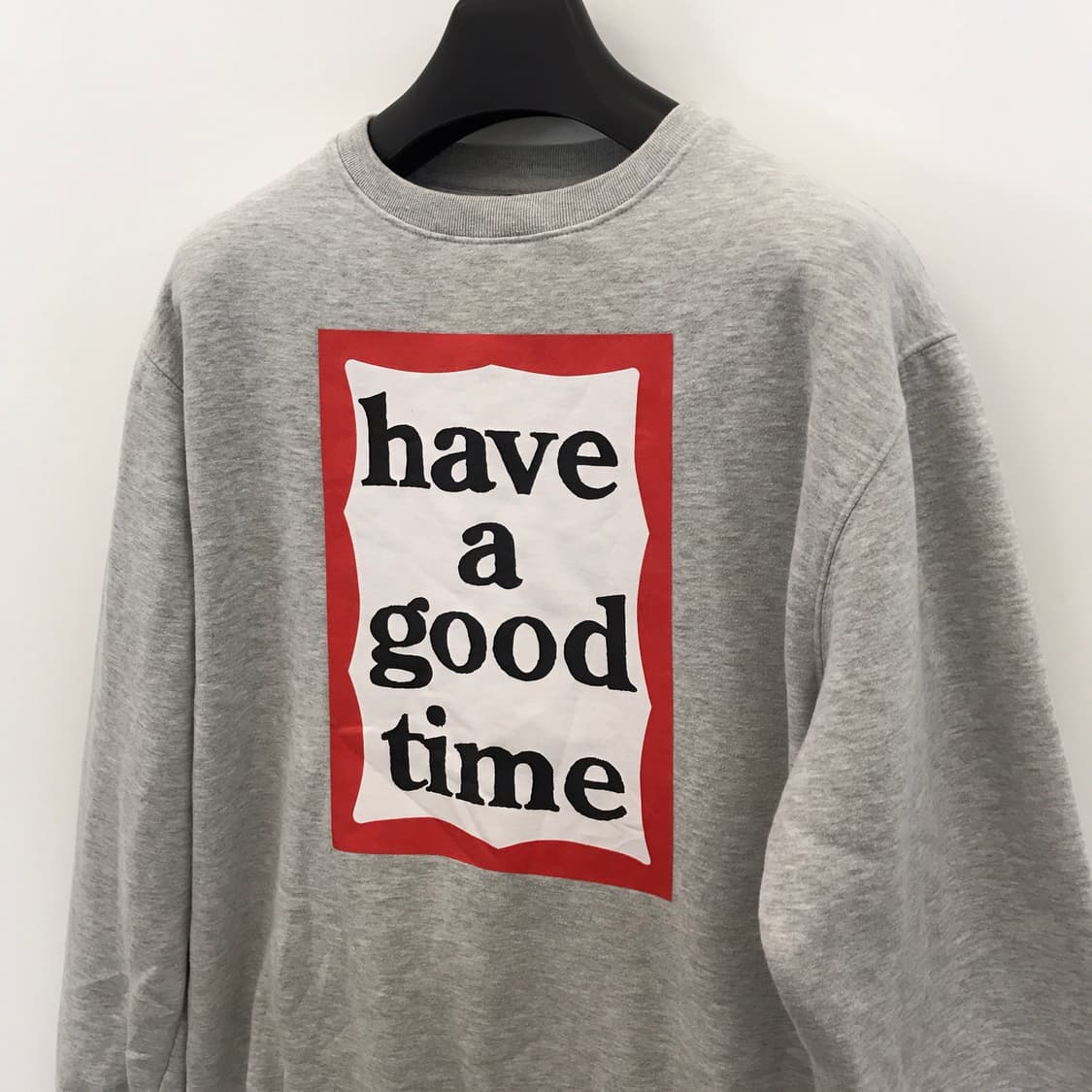 해브어굿타임 박스로고 맨투맨 스웻 [XL] 상품이미지2