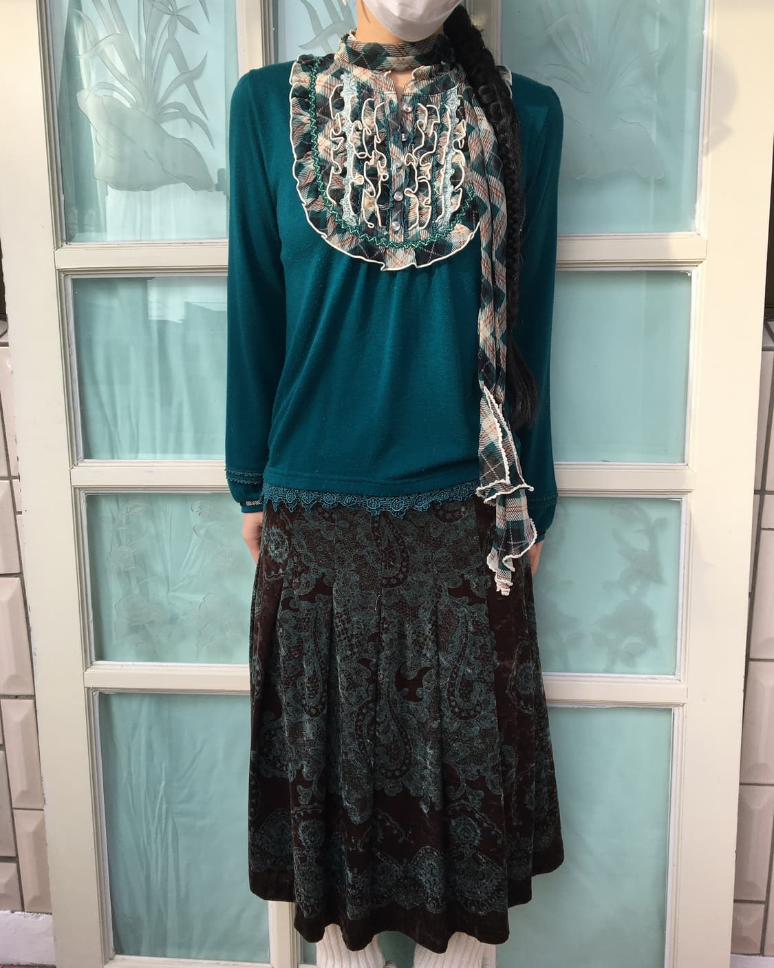 Axes femme tied point sleeve 상품이미지7