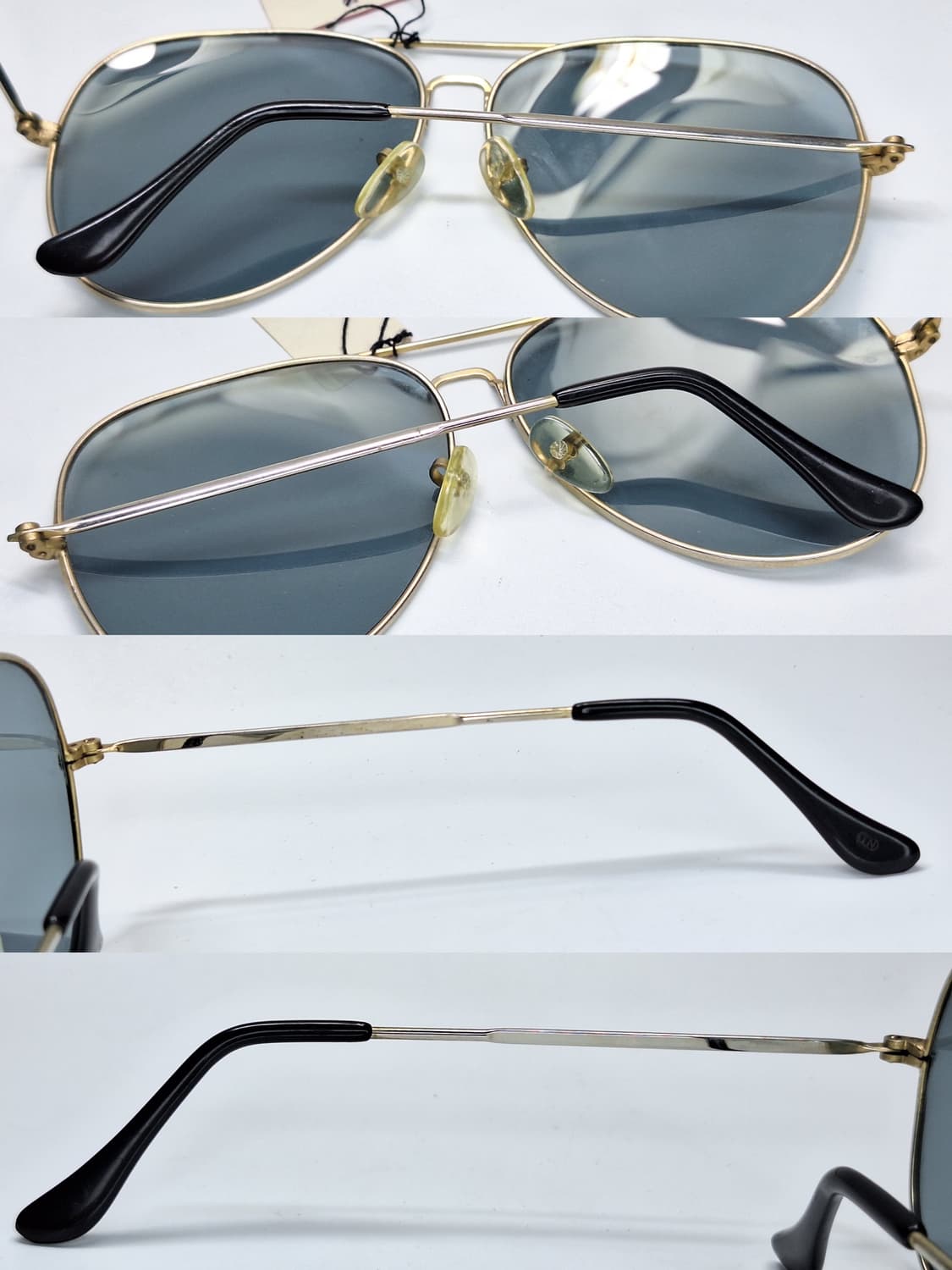 80s 일본 빈티지 데드스톡 미사용/파일럿 에비에이터 선글라스 클래식 상품이미지3
