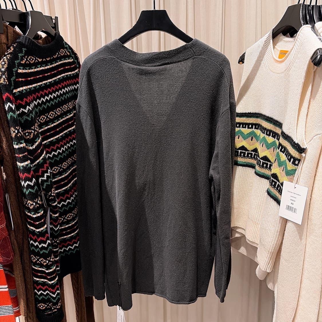 (정품/새상품) 아워레가시 남성 해비터블 실크 니트 가디건 상품이미지3