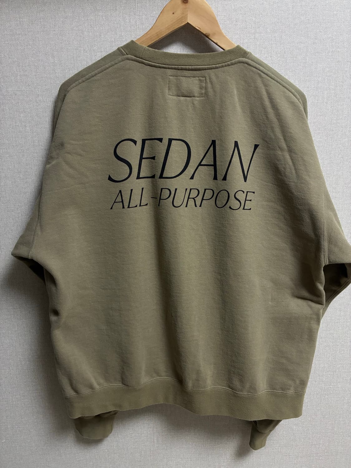 세단올퍼포즈 sedan all purpose 스웻셔츠 L사이즈 상품이미지8