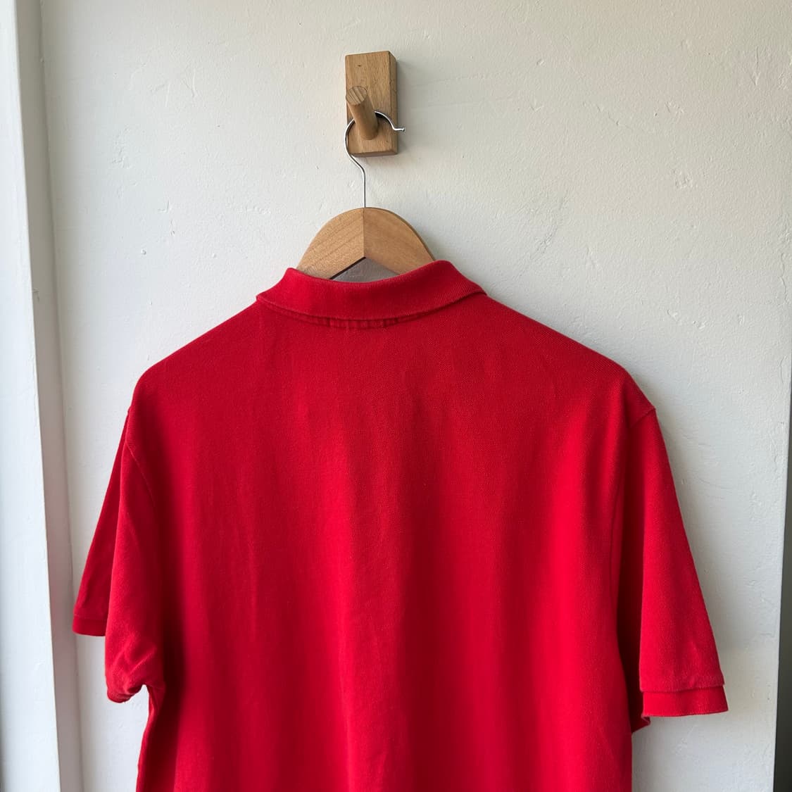 폴로 랄프로렌 레드 성조기 반팔 럭비티 카라티  상품이미지4