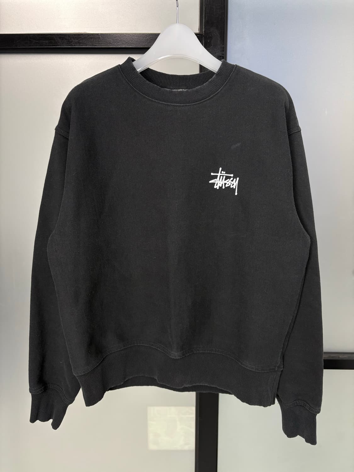 루키CK9748: 스투시 블랙 맨투맨  상품이미지4