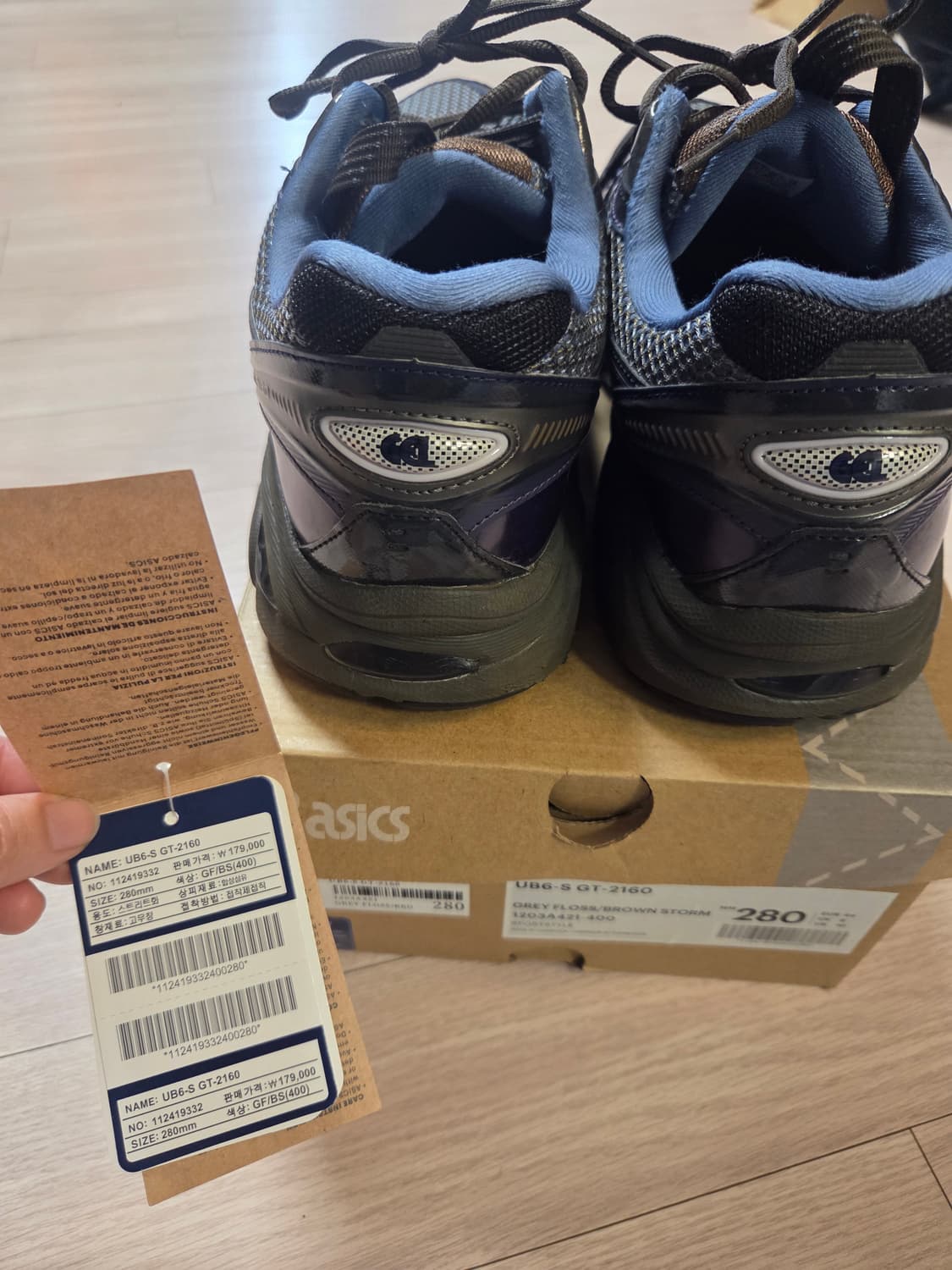 아식스 gt2160 ub6-s 280사이즈 상품이미지2