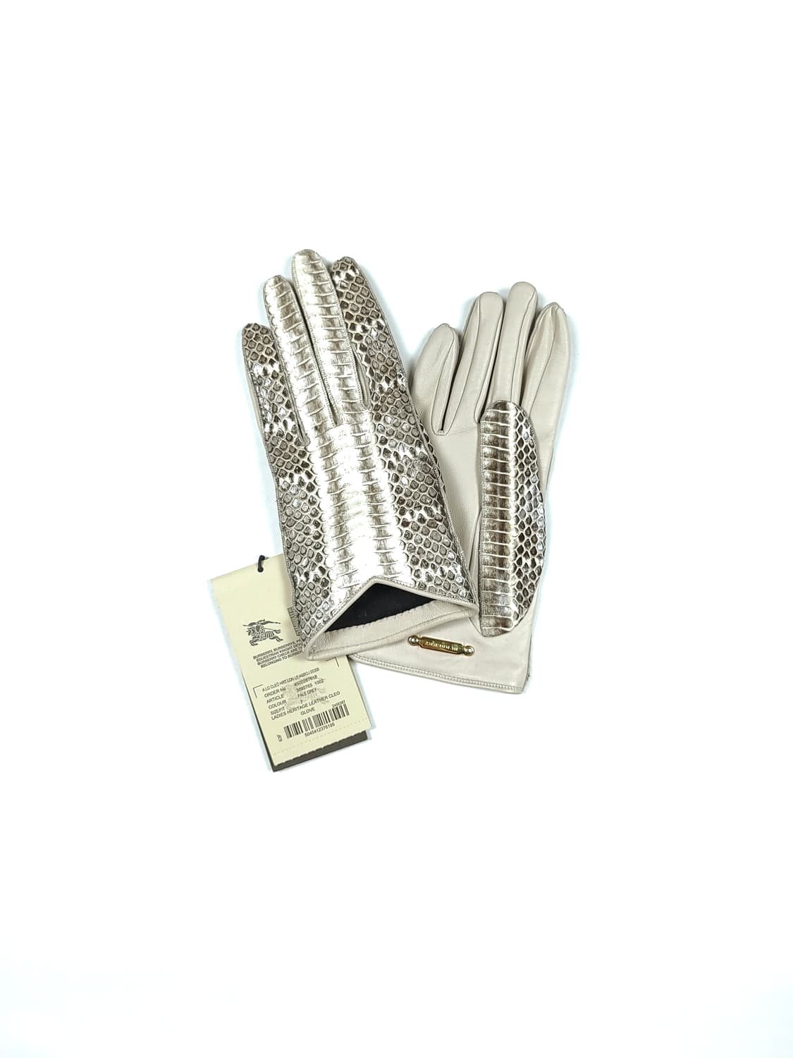 버버리 여성 뱀가죽 장갑 상품이미지1