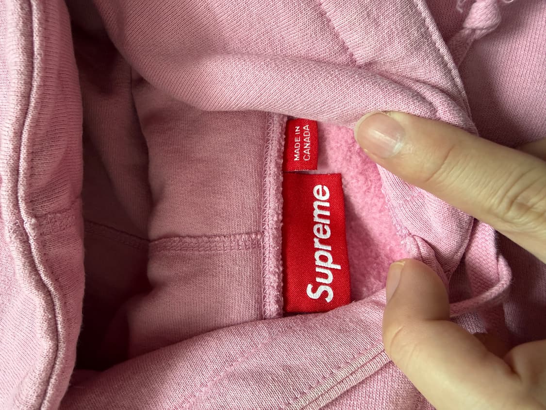 24fw 슈프림 박스로고 후드 L 더스티핑크 상품이미지2