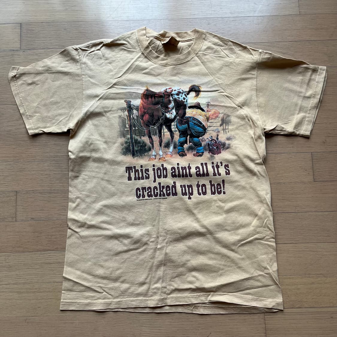 빈티지 카우보이 티셔츠 USA 상품이미지1