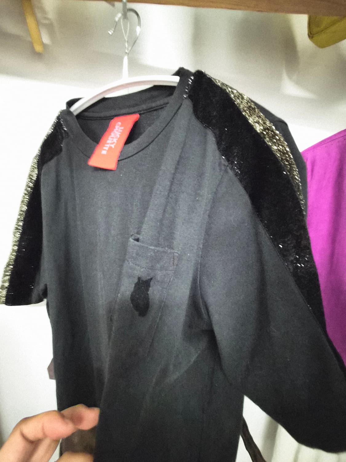 럭키슈에뜨 블랙티. 제시뉴욕 글로시 팬츠 상품이미지5