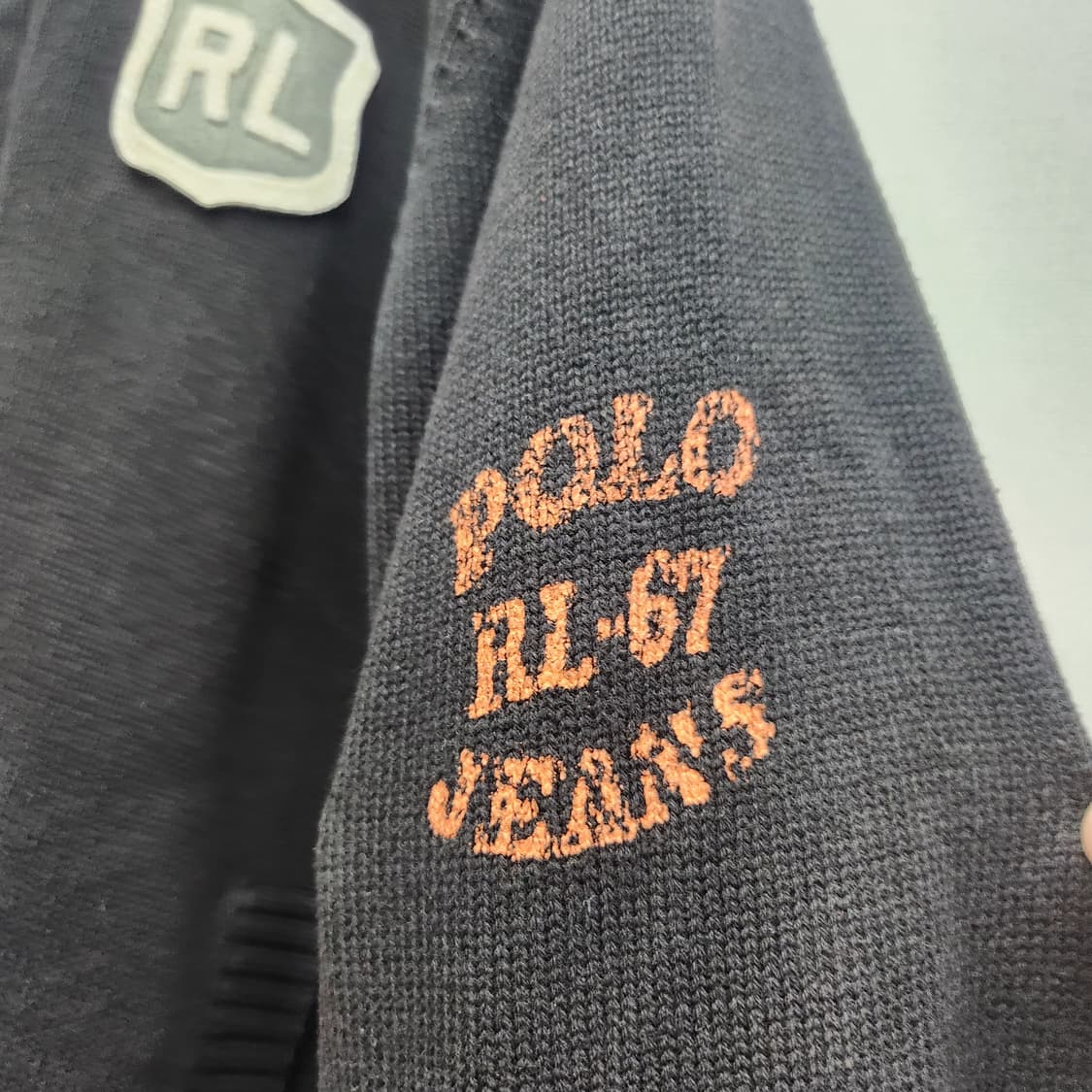 폴로진스 로고와펜 투웨이 코튼 니트집업 L(XL) 상품이미지3