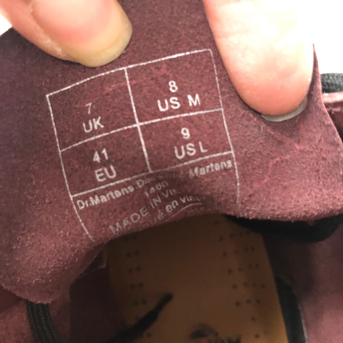 닥터마틴 8홀 부츠  상품이미지8