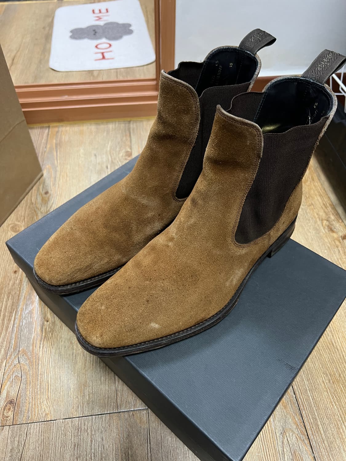 택포9) Loake 로크 미첨 스웨이드 첼시부츠 uk6.5 260 상품이미지2