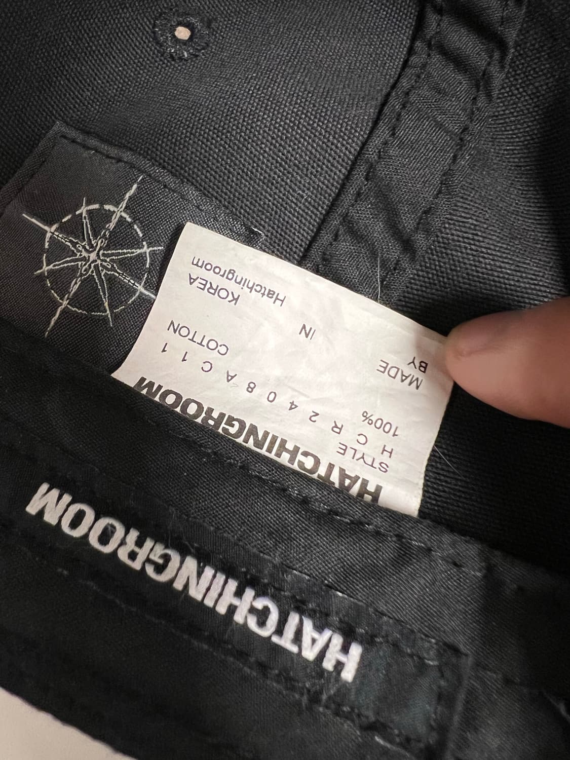 해칭룸x한로로 나침반 볼캡 상품이미지3