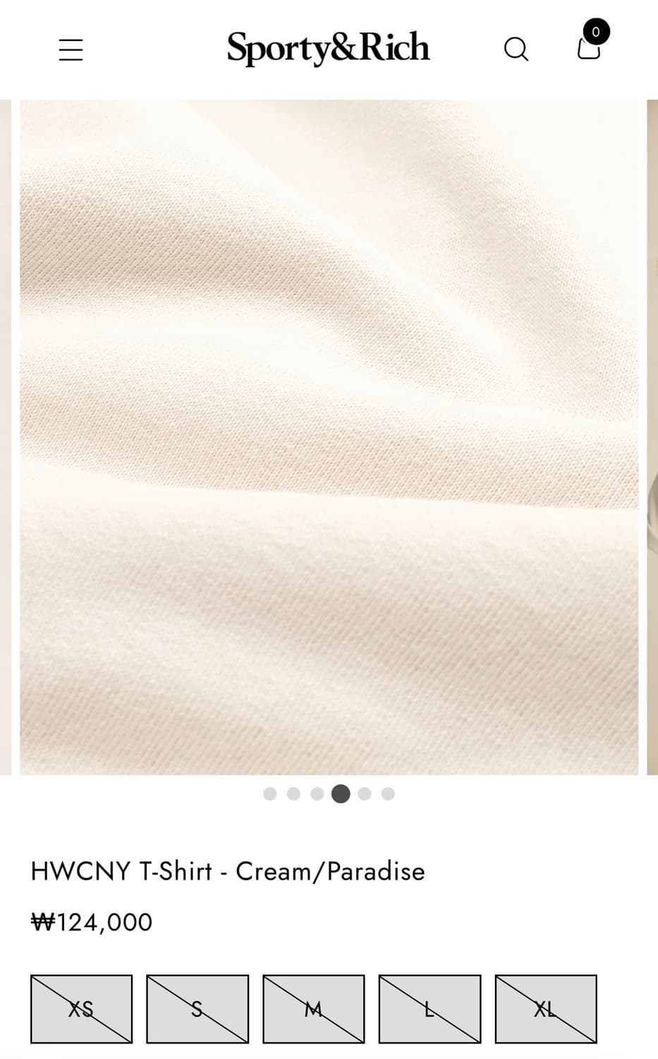 스포티앤리치 웰니스 클럽 티셔츠 상품이미지4