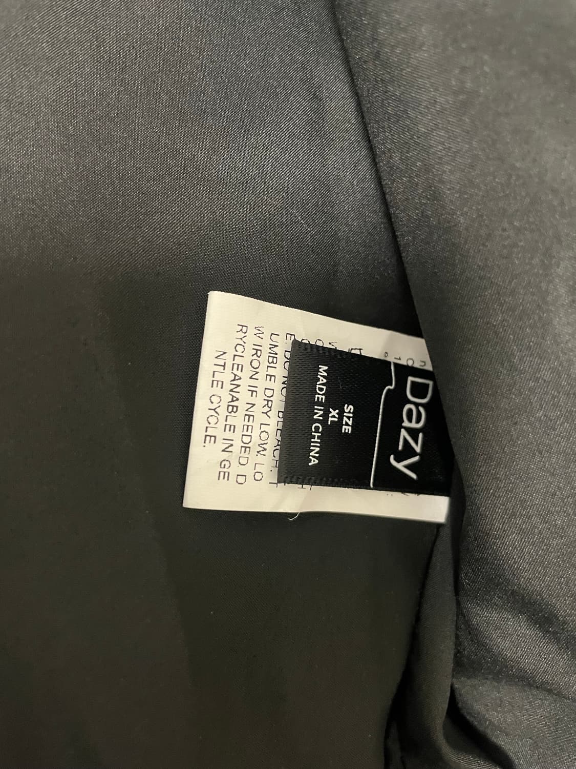 00s 포켓 페이크 레더 봄버 오버핏 자켓 블랙 락시크무채색 자라st 상품이미지7