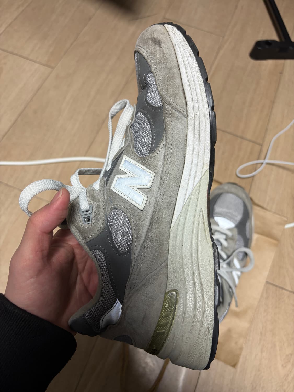 뉴발란스 992 메이드 인 USA 그레이 - D 스탠다드 270 상품이미지7