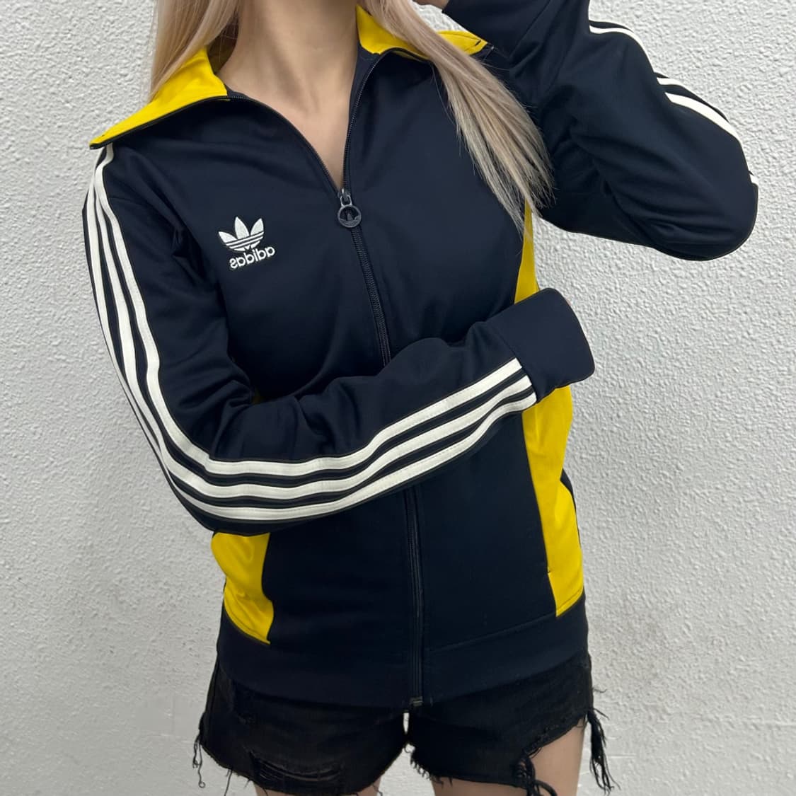 아디다스 유로파 옐로우배색 네이비 트랙탑 95 상품이미지1