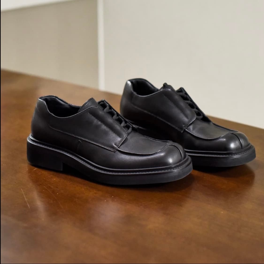 Prada FW 1999 스퀘어토 더비 슈즈 상품이미지5