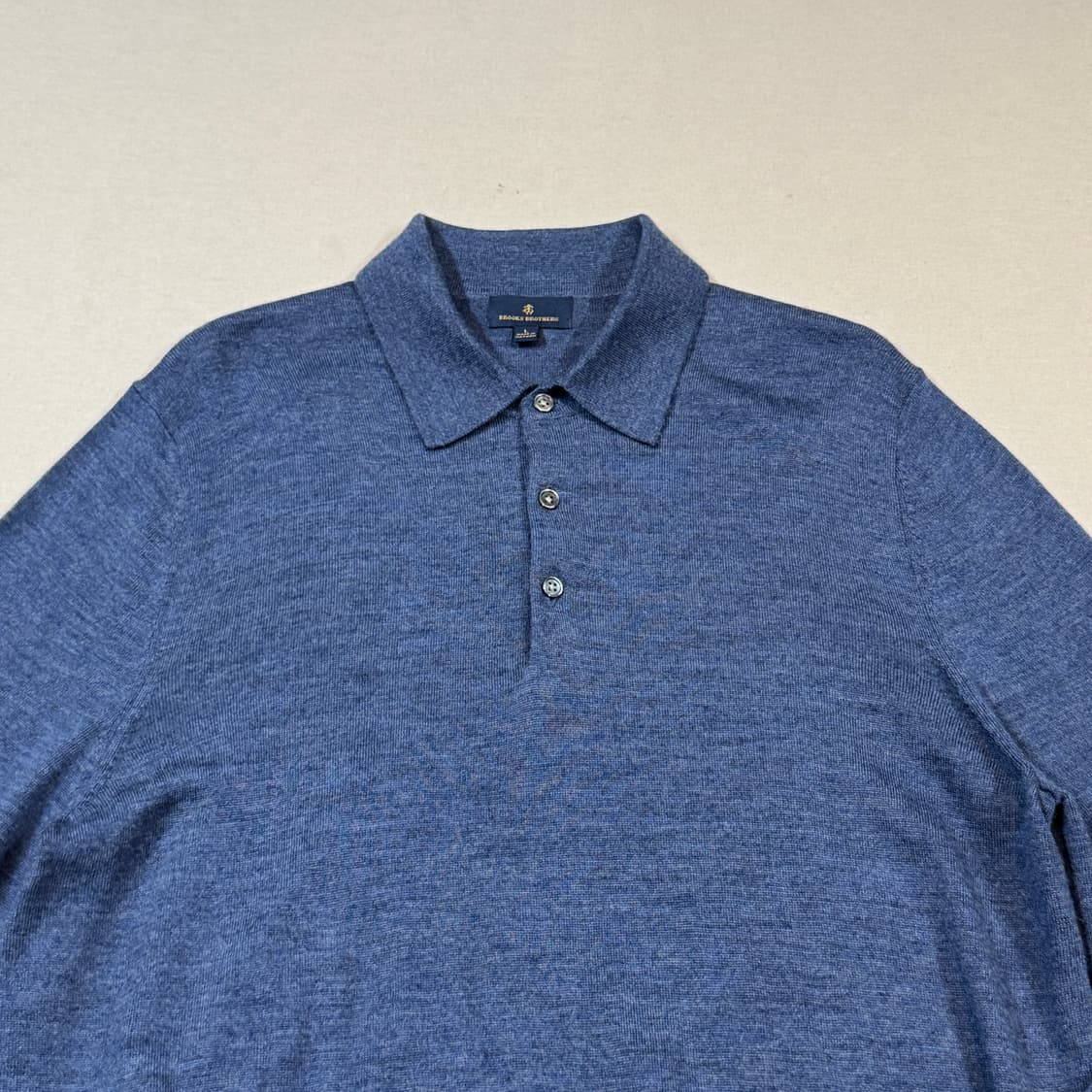 L) 브룩스브라더스 메리노울 카라 니트 상품이미지3