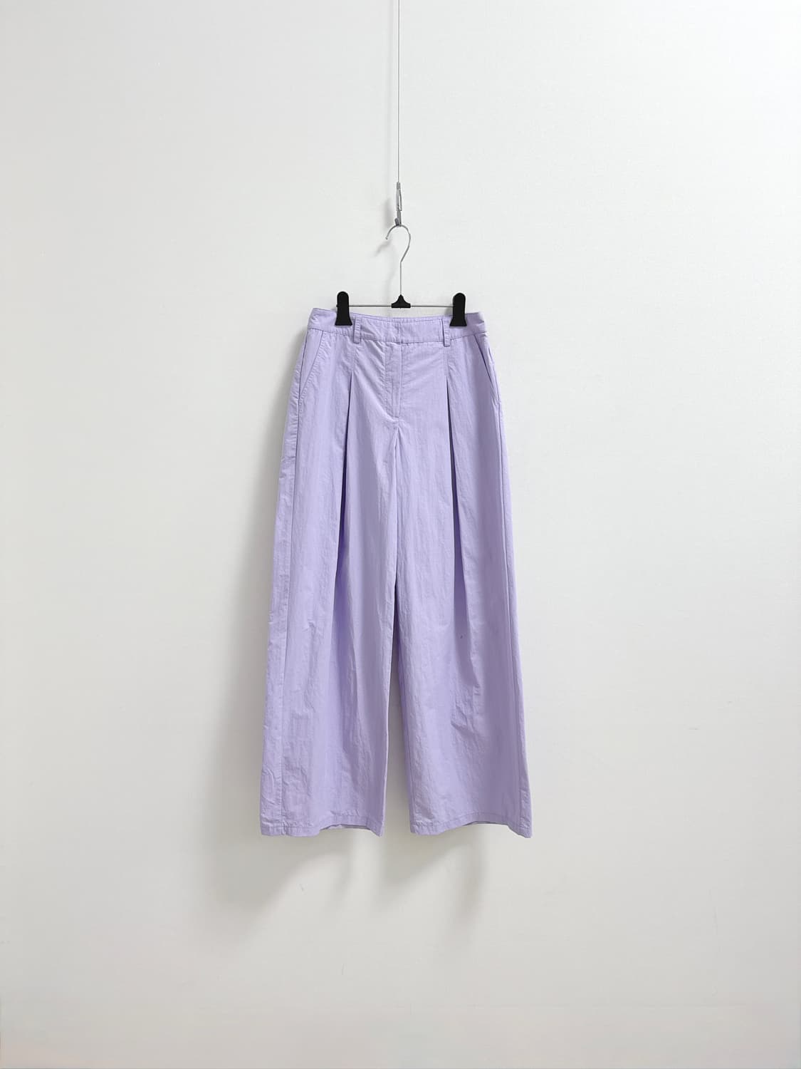 레이브 턱 와이드 팬츠 라벤더 상품이미지3